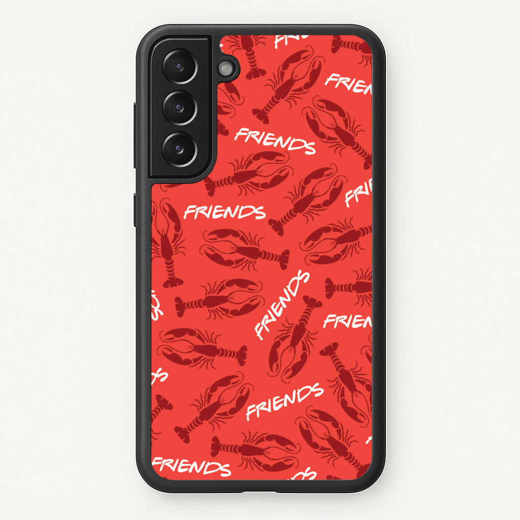 Sitcom Red Lobsters Pattern - Friends Phone Case for Galaxy S22
