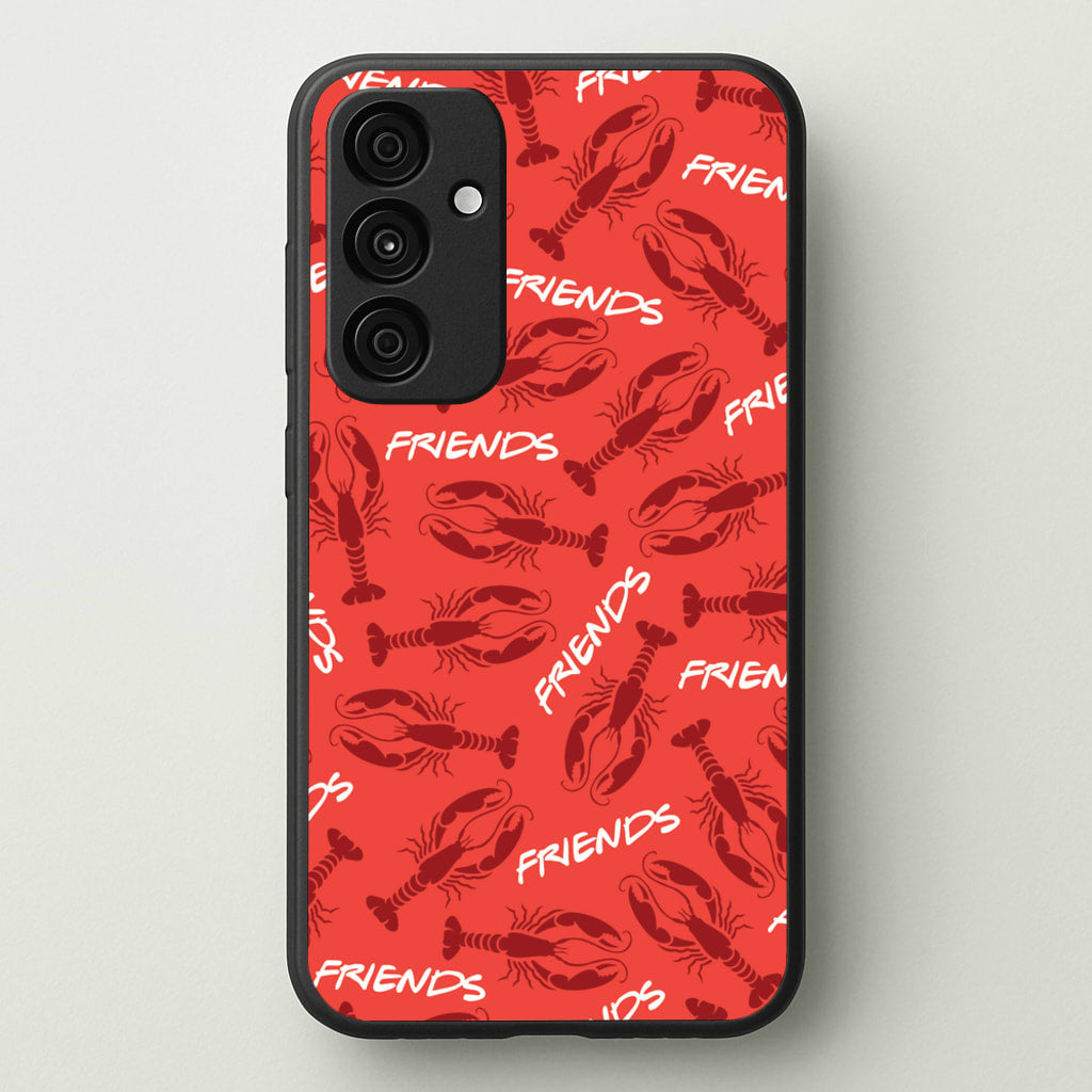 Sitcom Red Lobsters Pattern - Friends Phone Case for Galaxy A35