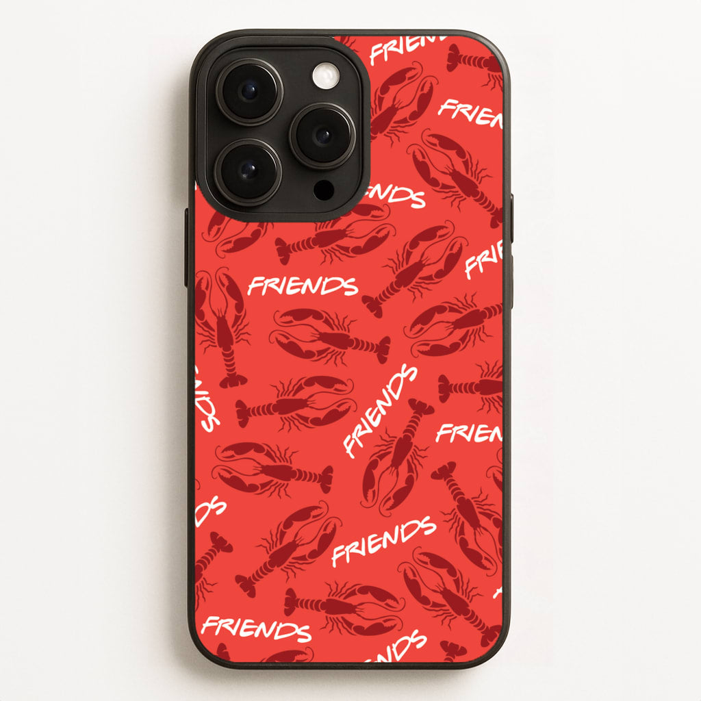 Sitcom Red Lobsters Pattern - Friends Phone Case for iPhone 12 Pro Max
