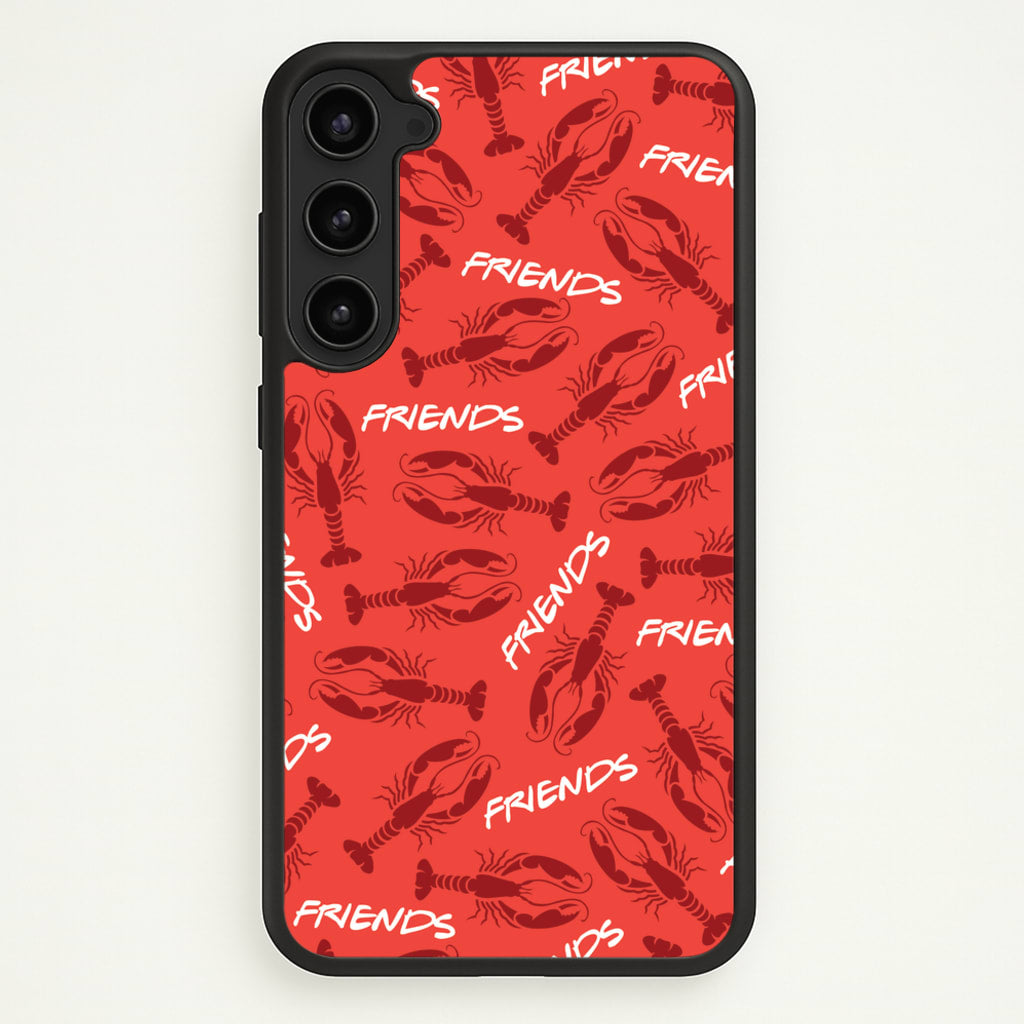 Sitcom Red Lobsters Pattern - Friends Phone Case for Galaxy S23 Plus