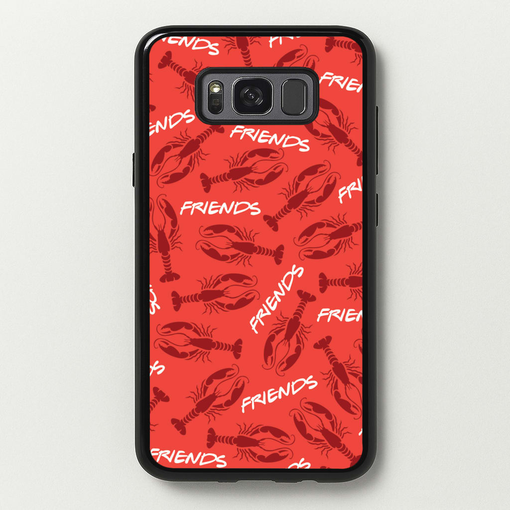 Sitcom Red Lobsters Pattern - Friends Phone Case for Galaxy S8 Plus