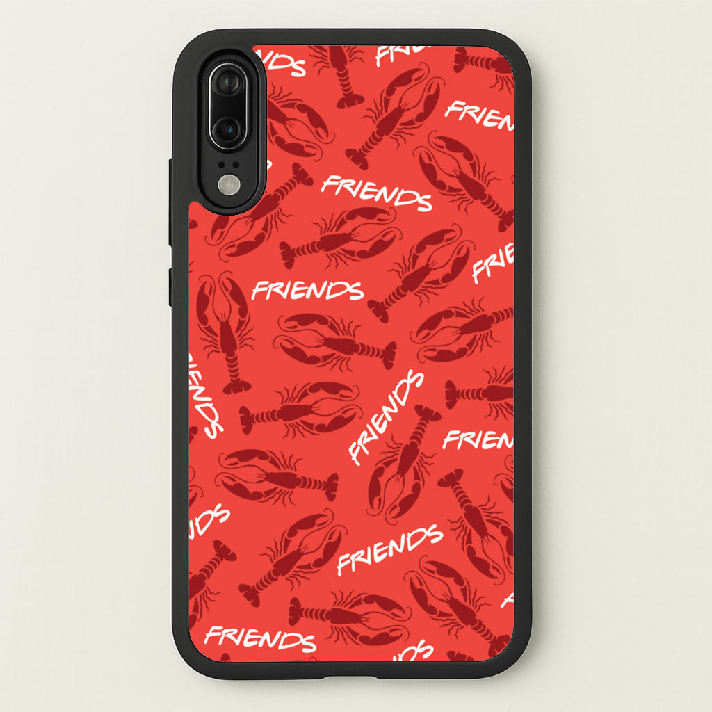 Sitcom Red Lobsters Pattern - Friends Phone Case for Huawei P20
