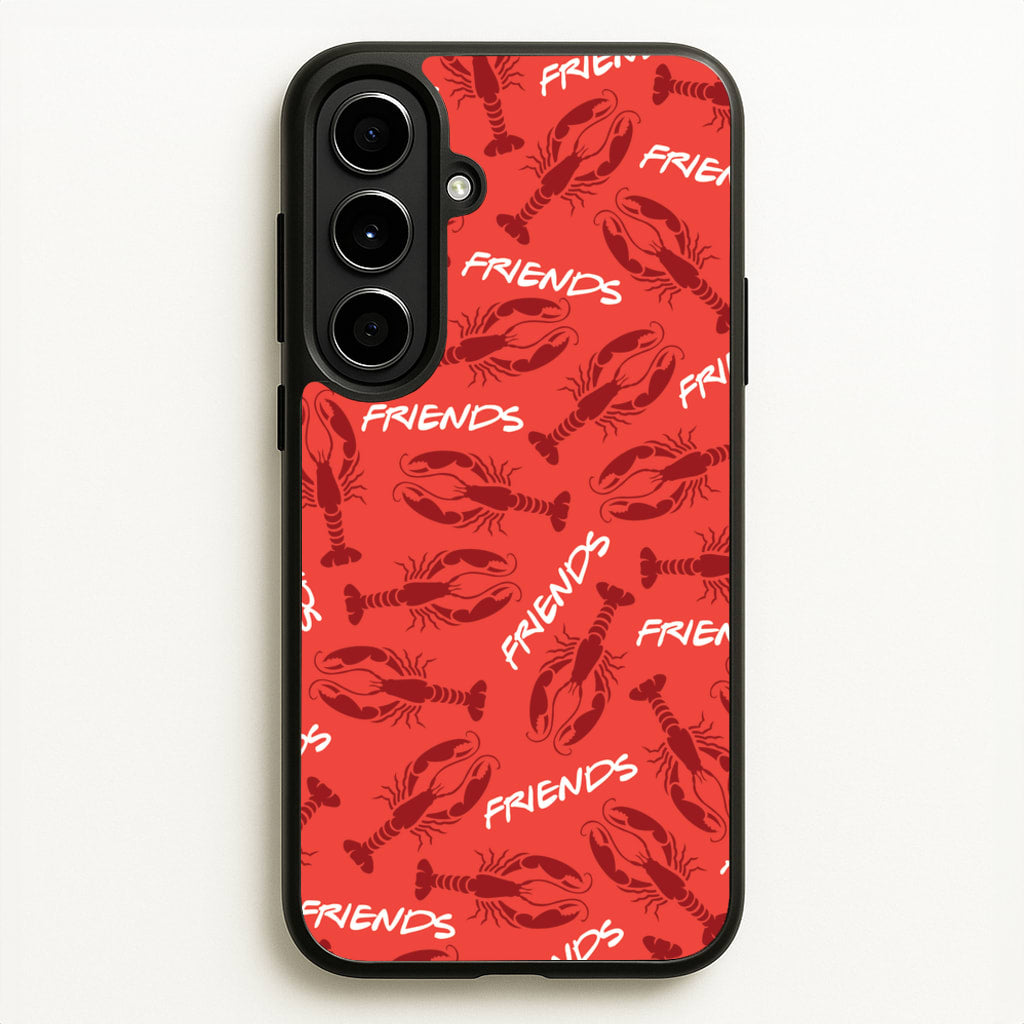 Sitcom Red Lobsters Pattern - Friends Phone Case for Galaxy A56