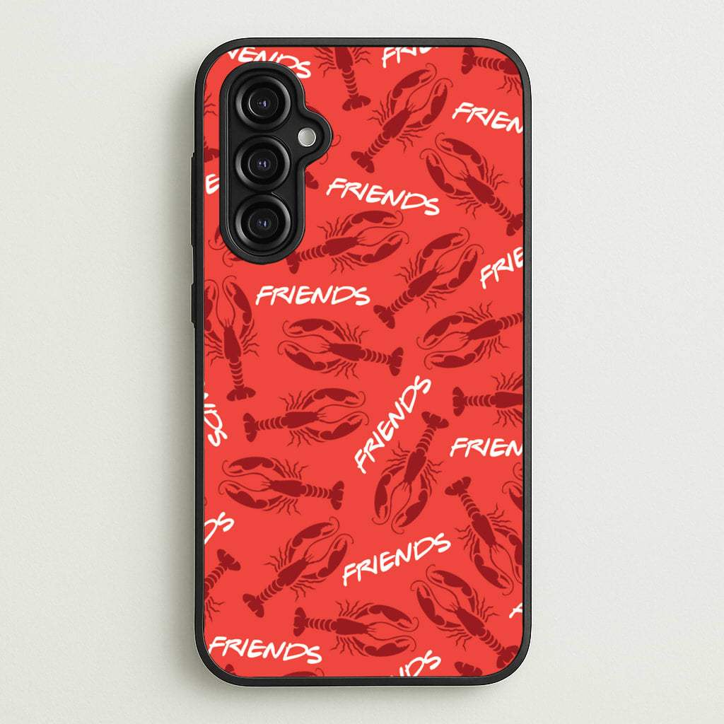Sitcom Red Lobsters Pattern - Friends Phone Case for Galaxy A14
