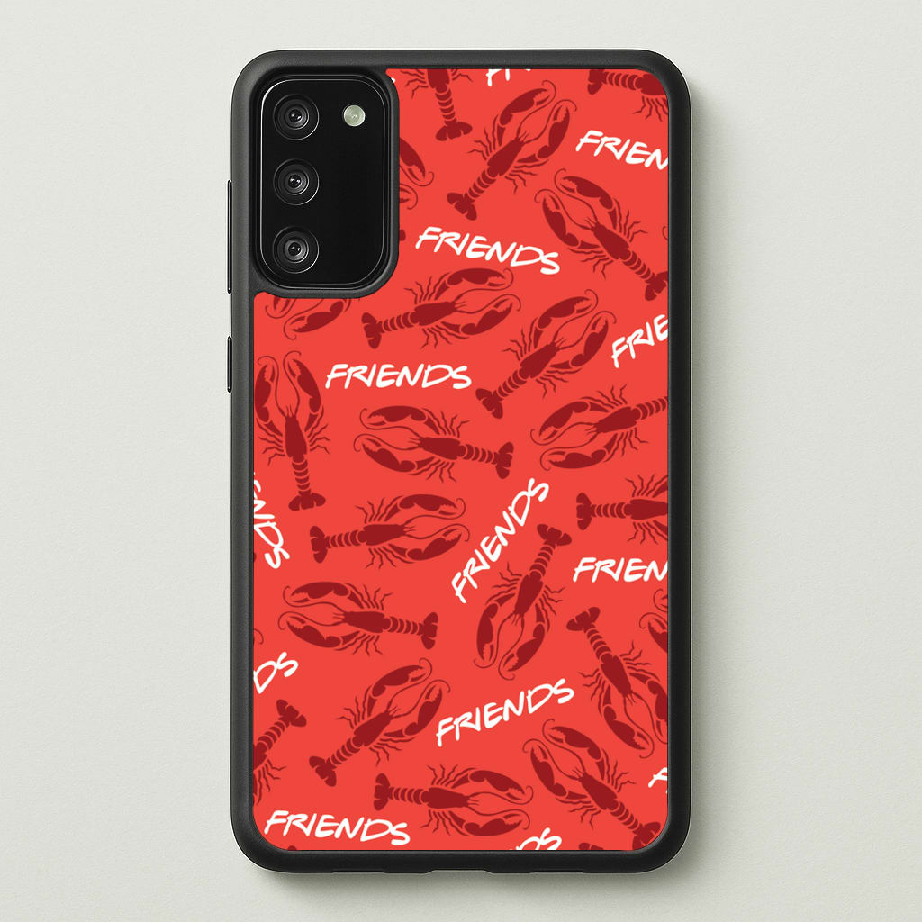 Sitcom Red Lobsters Pattern - Friends Phone Case for Galaxy S20FE
