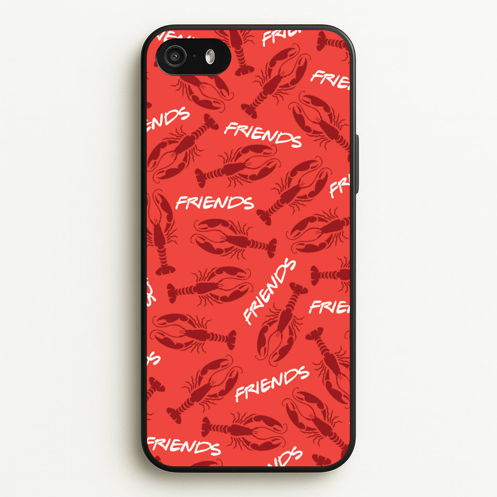 Sitcom Red Lobsters Pattern  - Friends Phone Case for iPhone 5 / 5s / SE 2016