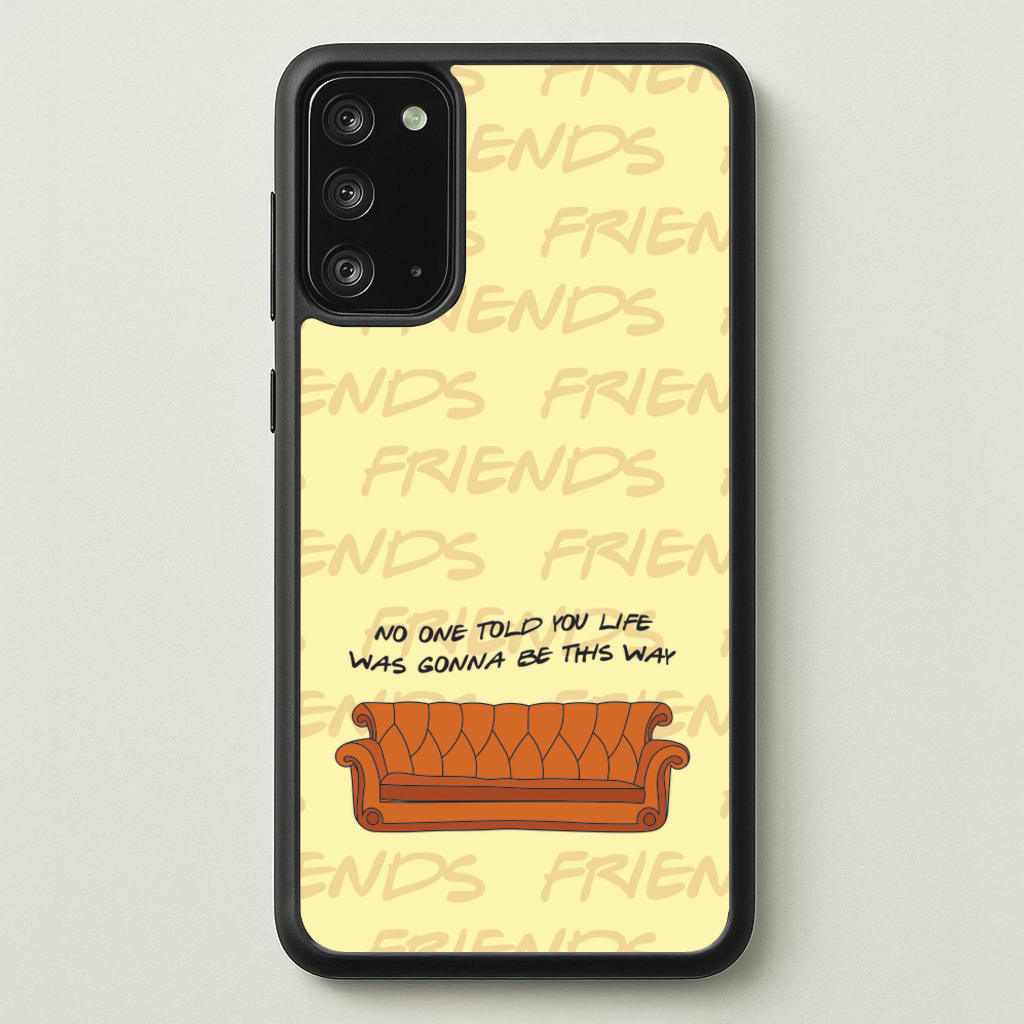 No One Told You Pattern - Friends Phone Case for Galaxy Note 20