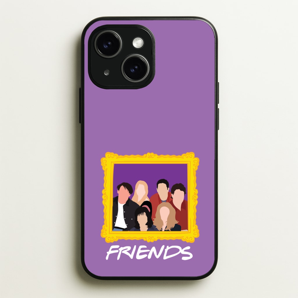 Cast Photo Frame - Friends Phone Case for iPhone 14