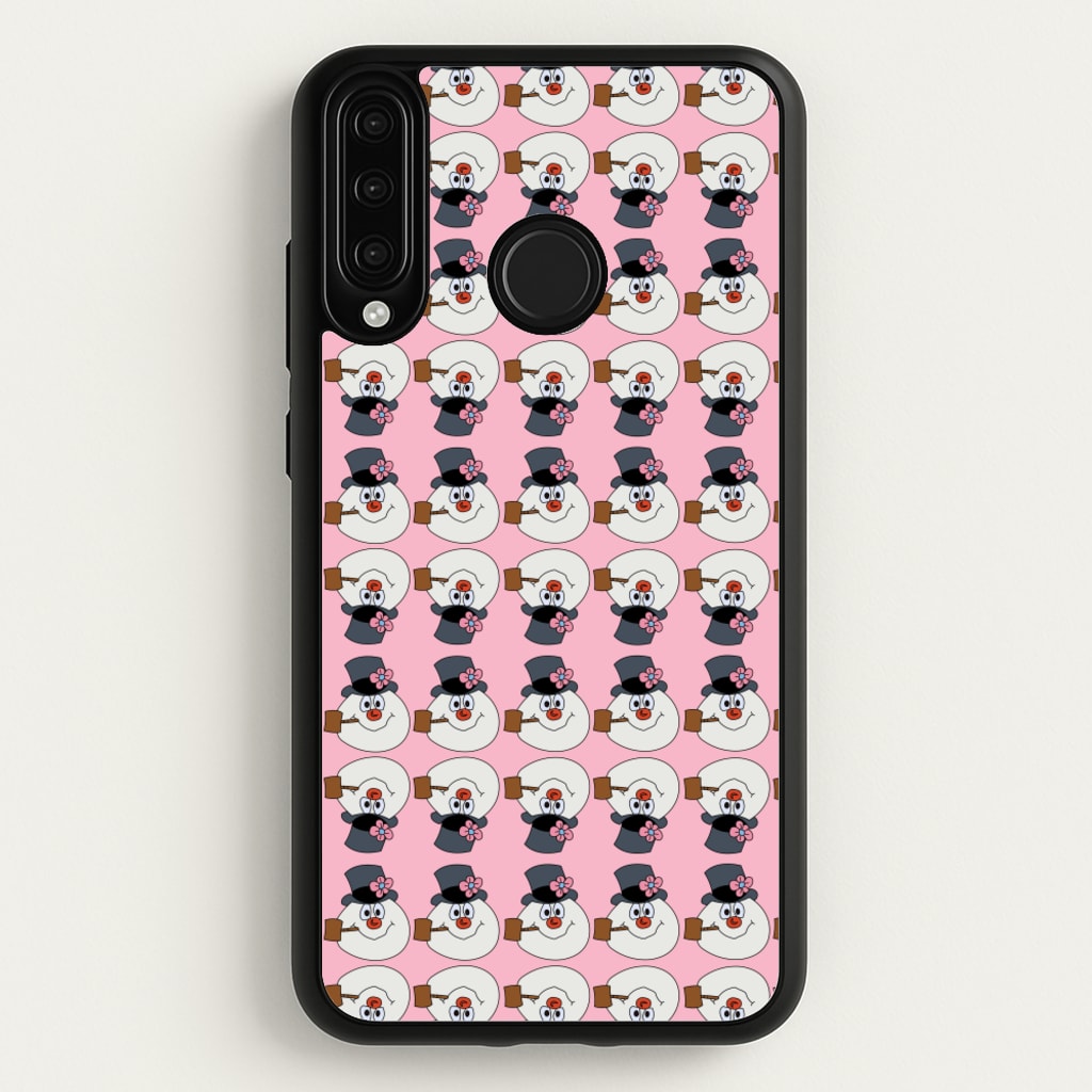 Pattern - Snowman - Frosty The Snowman Phone Case for Huawei P30 Lite