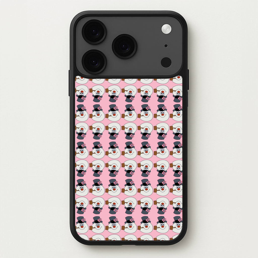 Pattern - Snowman Phone Case for iPhone 17 Pro Max