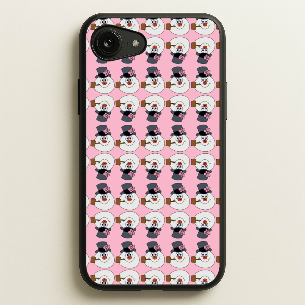 Pattern - Snowman - Frosty The Snowman Phone Case for iPhone 16e