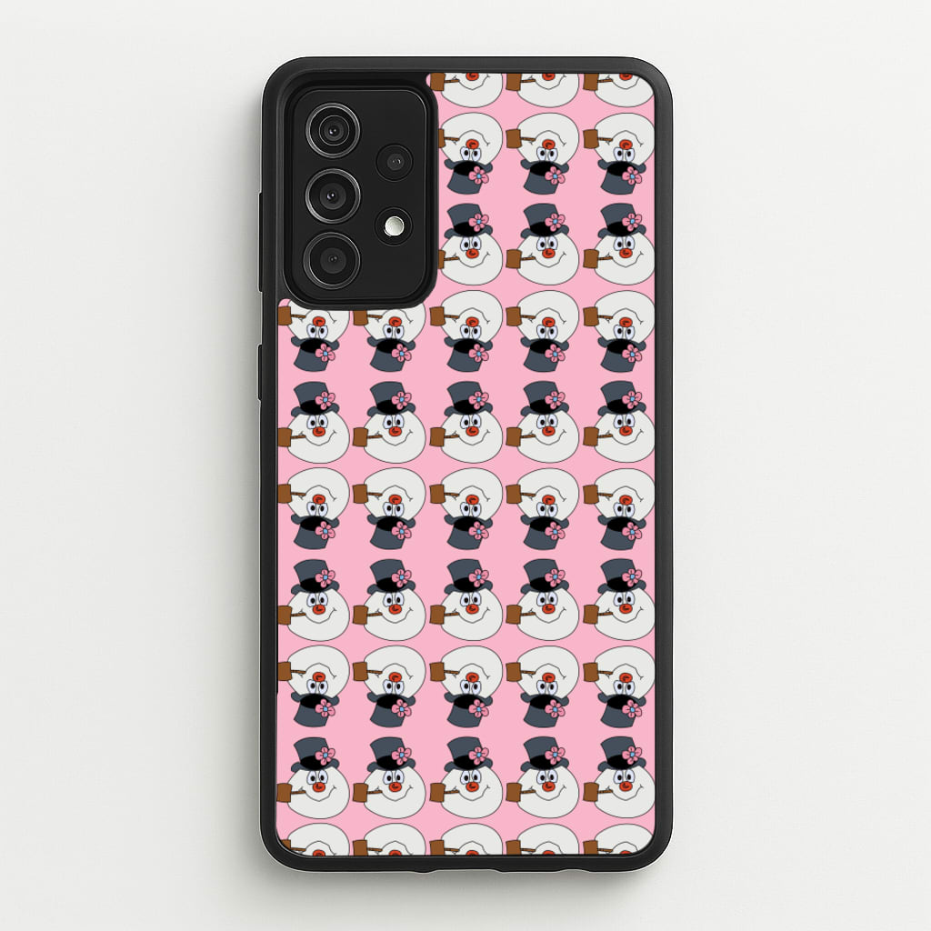 Pattern - Snowman - Frosty The Snowman Phone Case for Galaxy A52 / A52s