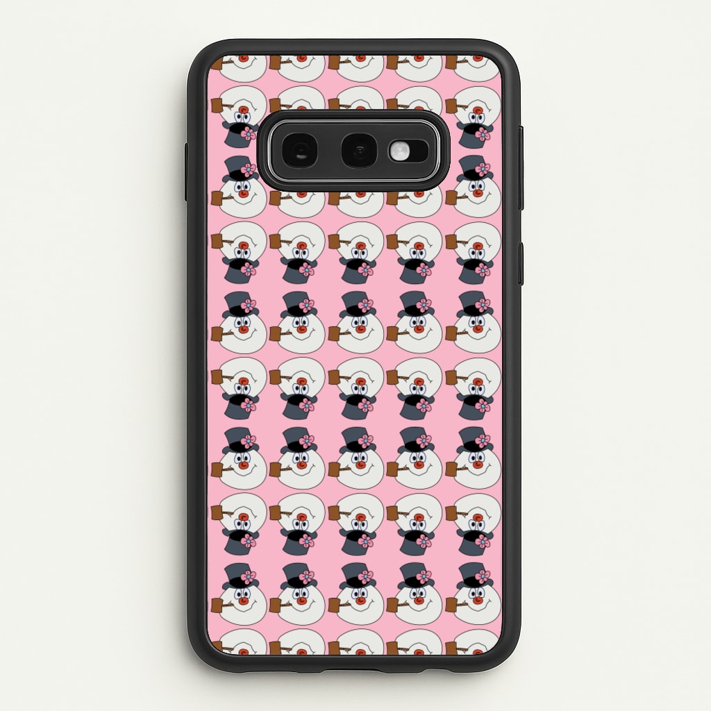 Pattern - Snowman - Frosty The Snowman Phone Case for Galaxy S10e