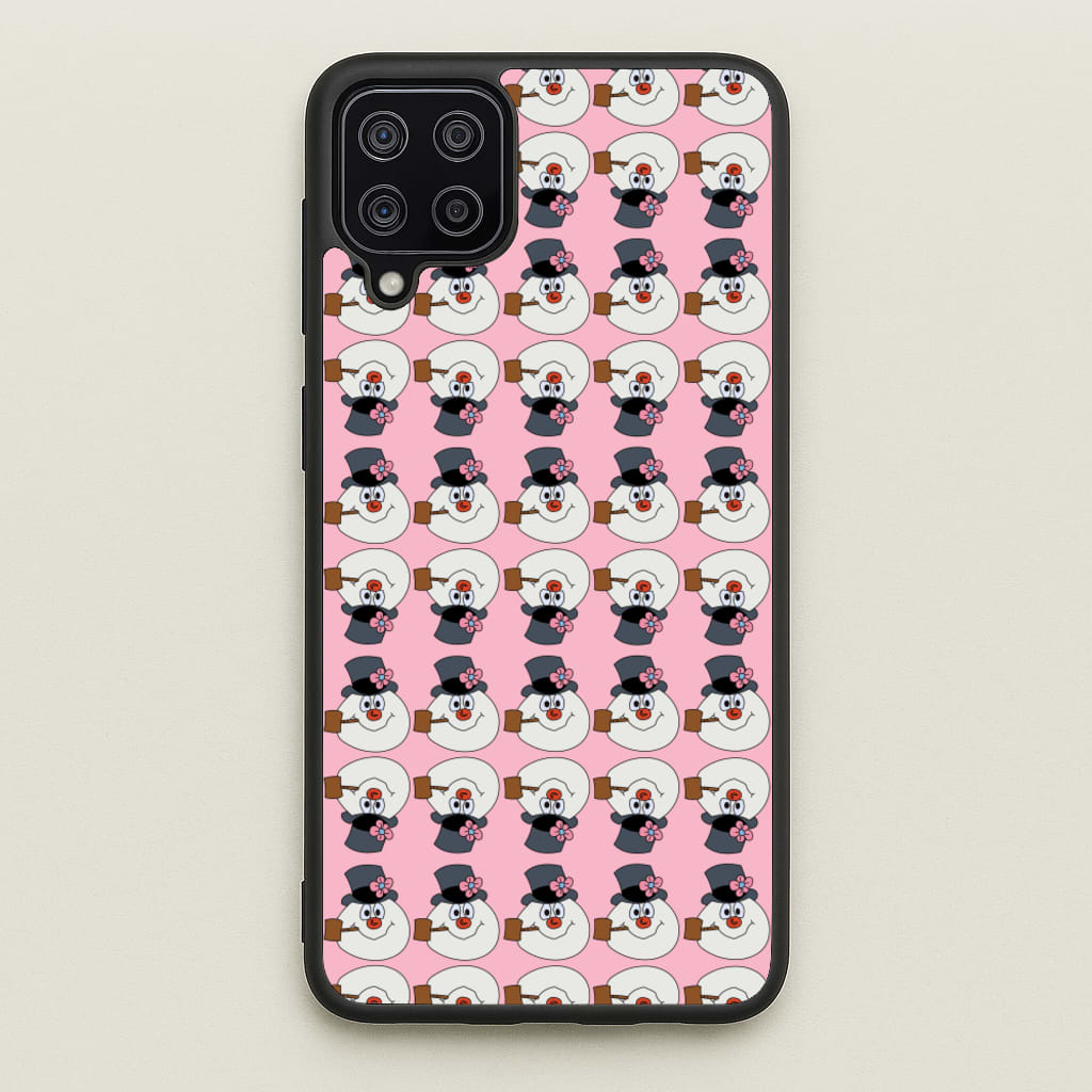 Pattern - Snowman - Frosty The Snowman Phone Case for Galaxy A12