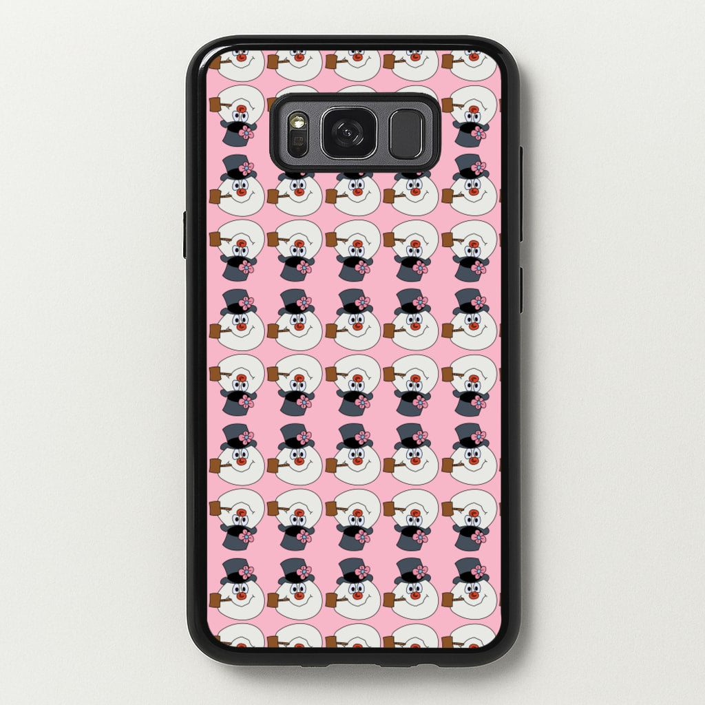 Pattern - Snowman - Frosty The Snowman Phone Case for Galaxy S8 Plus