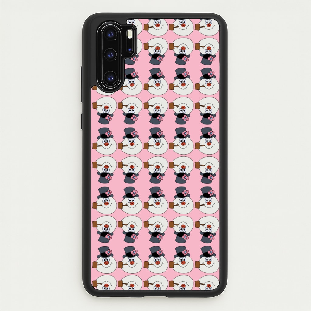 Pattern - Snowman - Frosty The Snowman Phone Case for Huawei P30 Pro