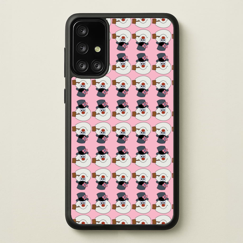 Pattern - Snowman - Frosty The Snowman Phone Case for Galaxy A71