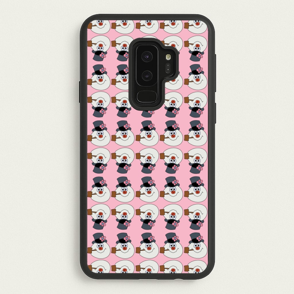 Pattern - Snowman - Frosty The Snowman Phone Case for Galaxy S9 Plus