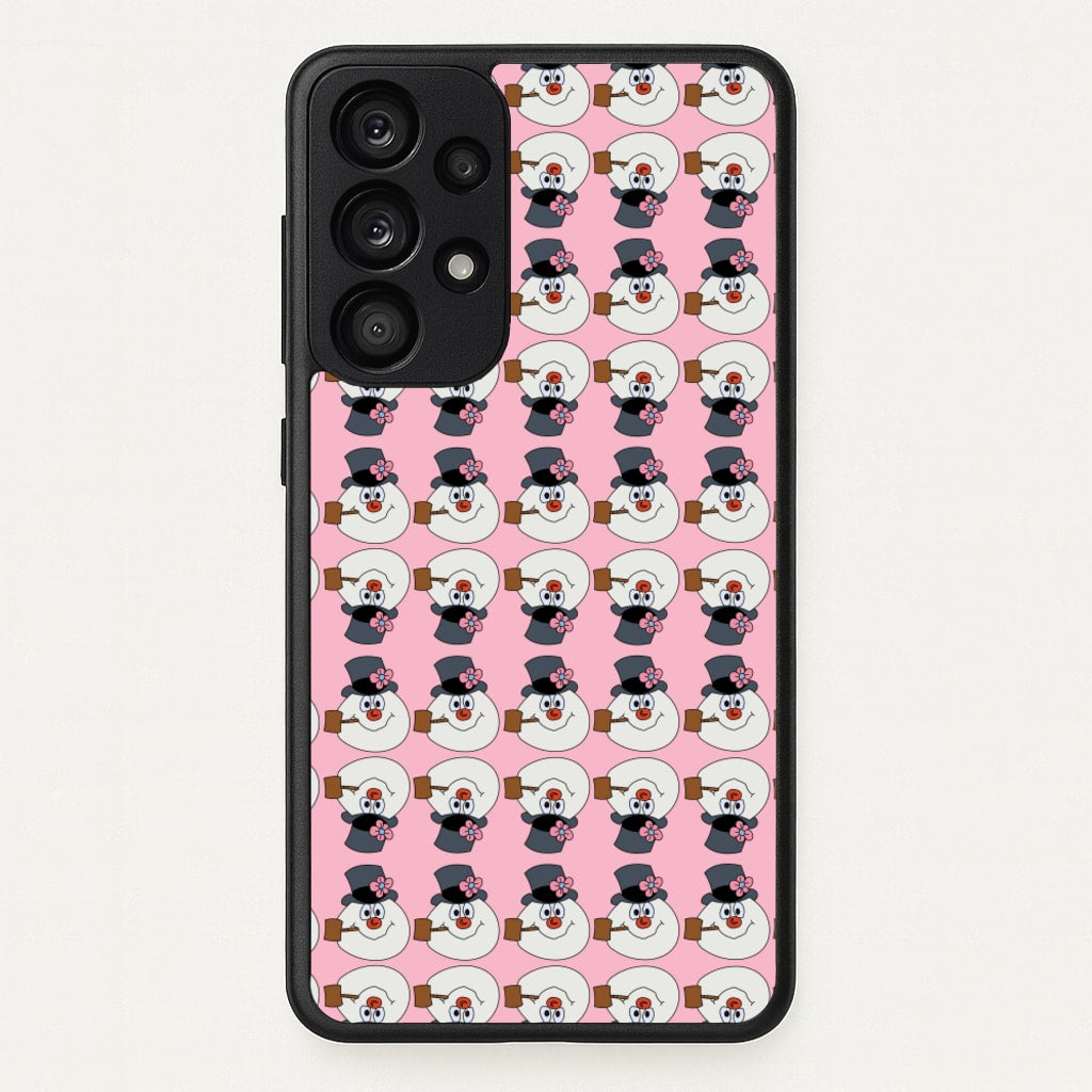 Pattern - Snowman - Frosty The Snowman Phone Case for Galaxy A53