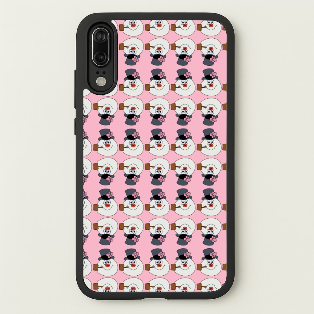 Pattern - Snowman - Frosty The Snowman Phone Case for Huawei P20