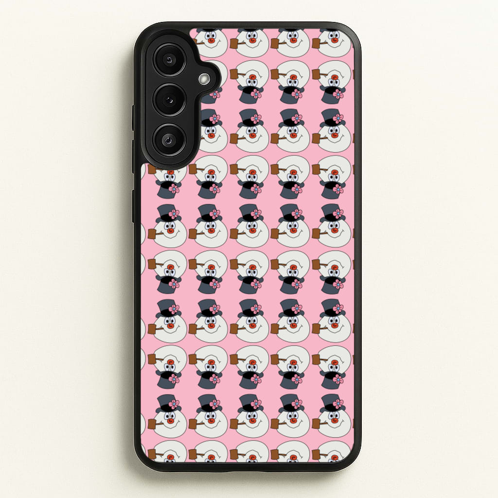 Pattern - Snowman - Frosty The Snowman Phone Case for Galaxy A34