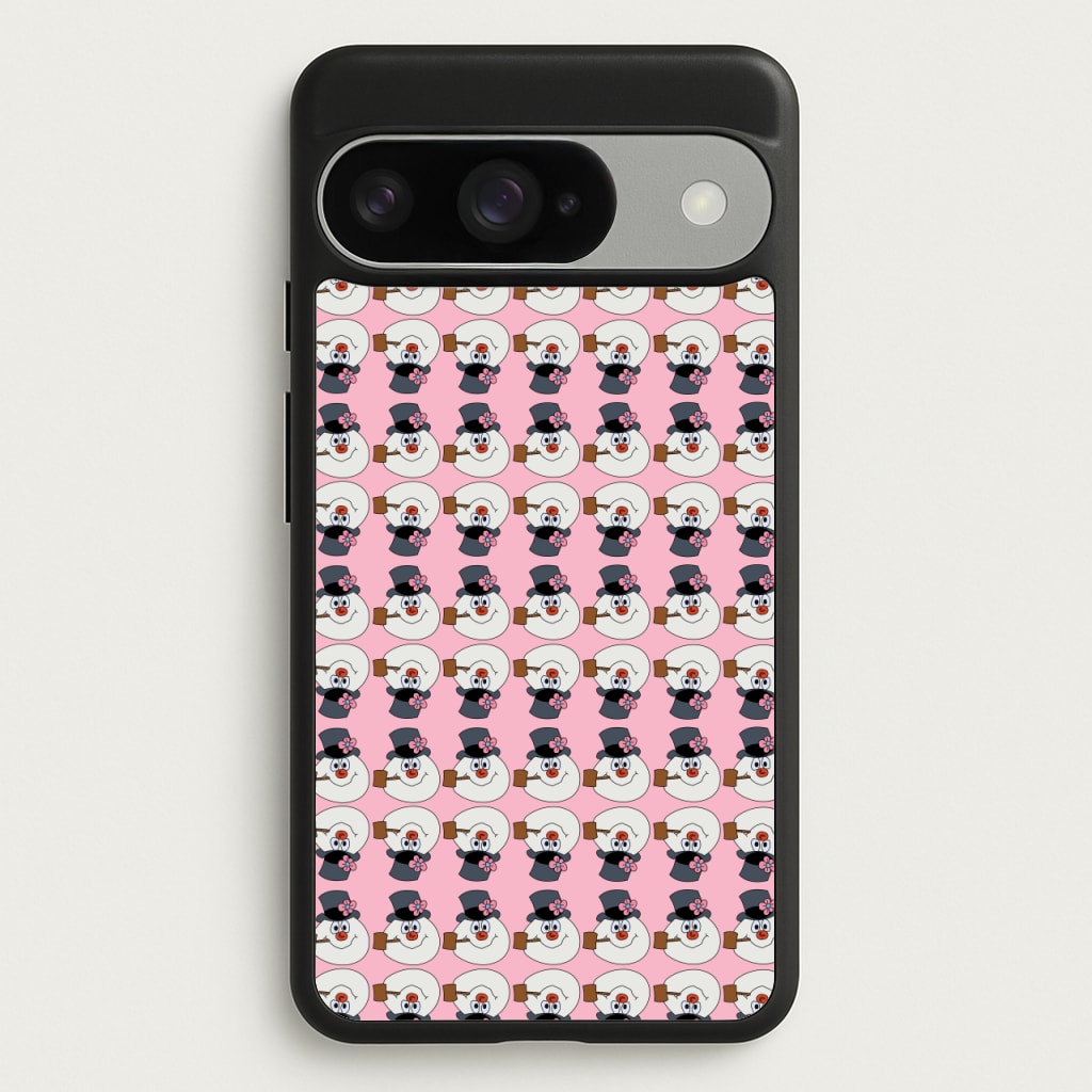 Pattern - Snowman Phone Case for Google Pixel 10 / 10 Pro