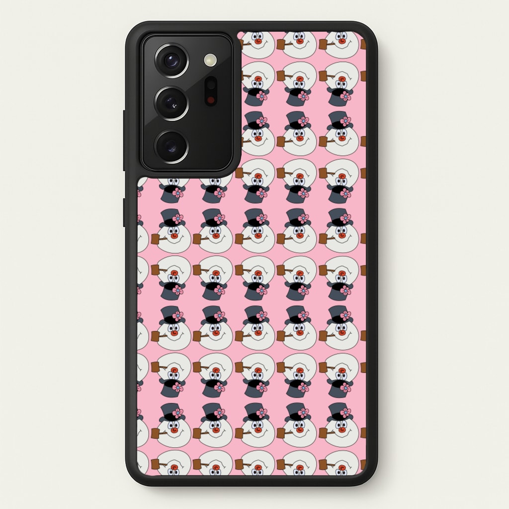 Pattern - Snowman - Frosty The Snowman Phone Case for Galaxy Note 20 Ultra