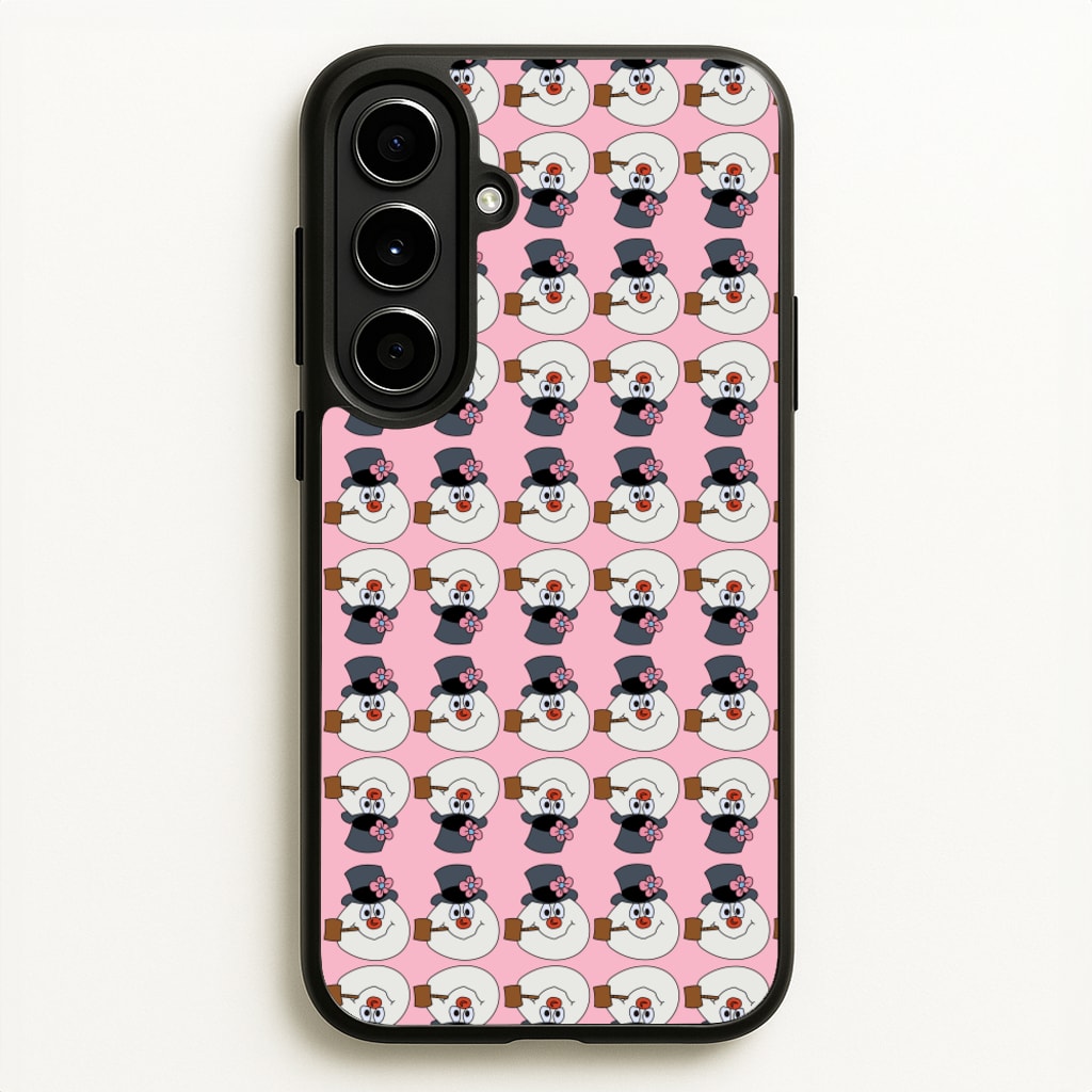 Pattern - Snowman - Frosty The Snowman Phone Case for Galaxy A56