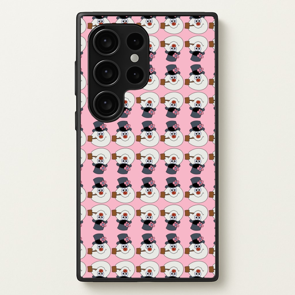 Pattern - Snowman - Frosty The Snowman Phone Case for Galaxy S24 Ultra