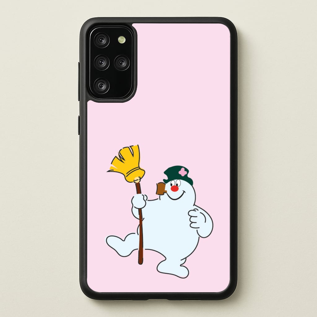 Broom - Snowman - Frosty The Snowman Phone Case for Galaxy S20 Plus
