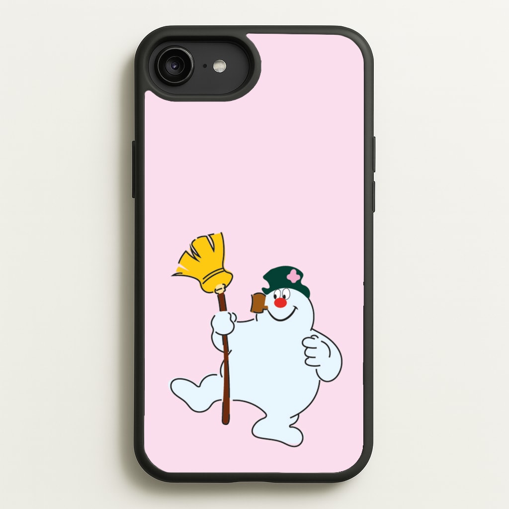 Broom - Snowman - Frosty The Snowman Phone Case for iPhone 6 Plus / 7 Plus / 8 Plus