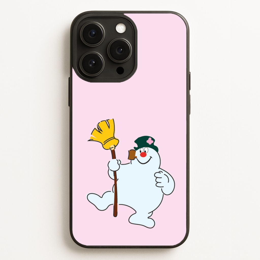 Broom - Snowman - Frosty The Snowman Phone Case for iPhone 12 Pro Max