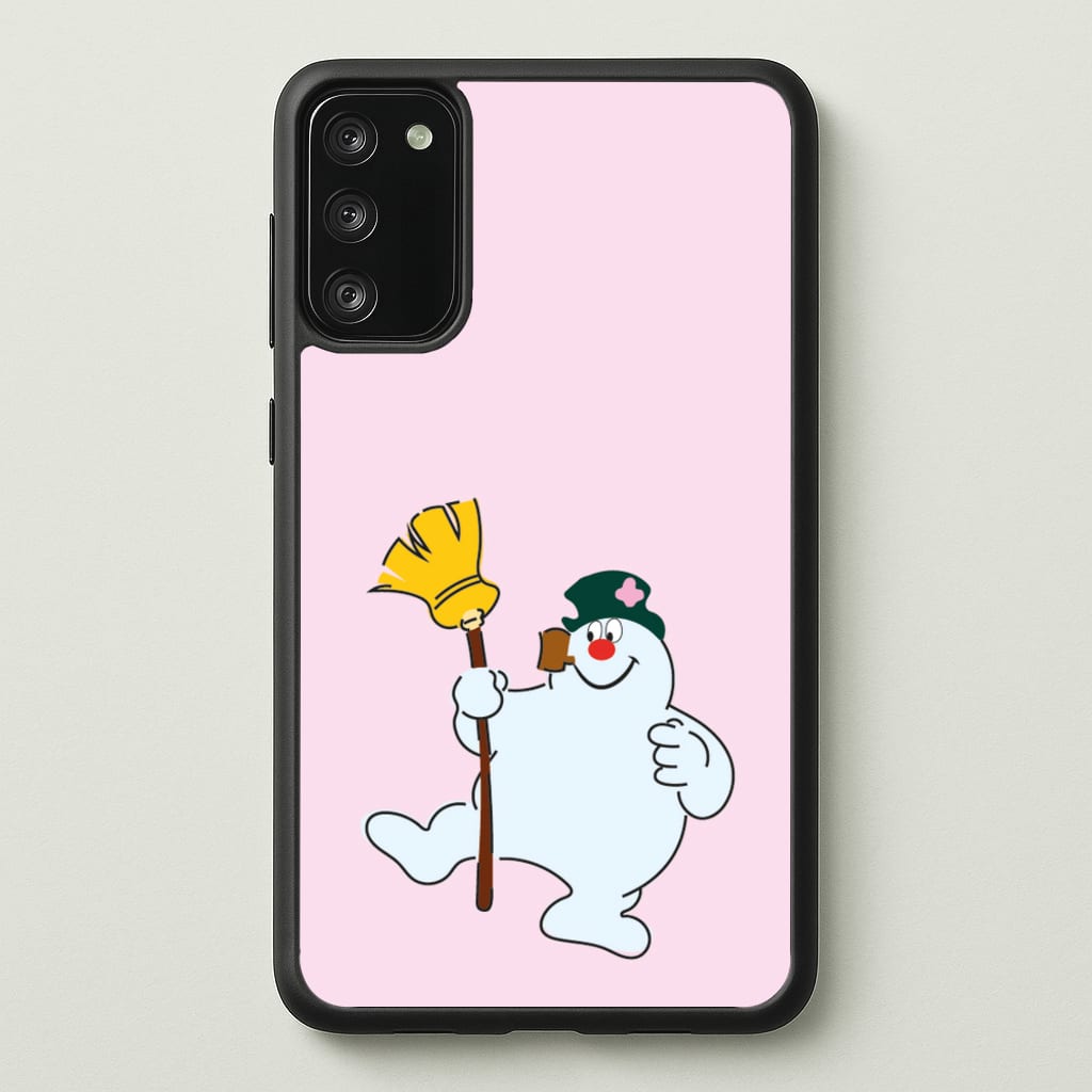 Broom - Snowman - Frosty The Snowman Phone Case for Galaxy S20