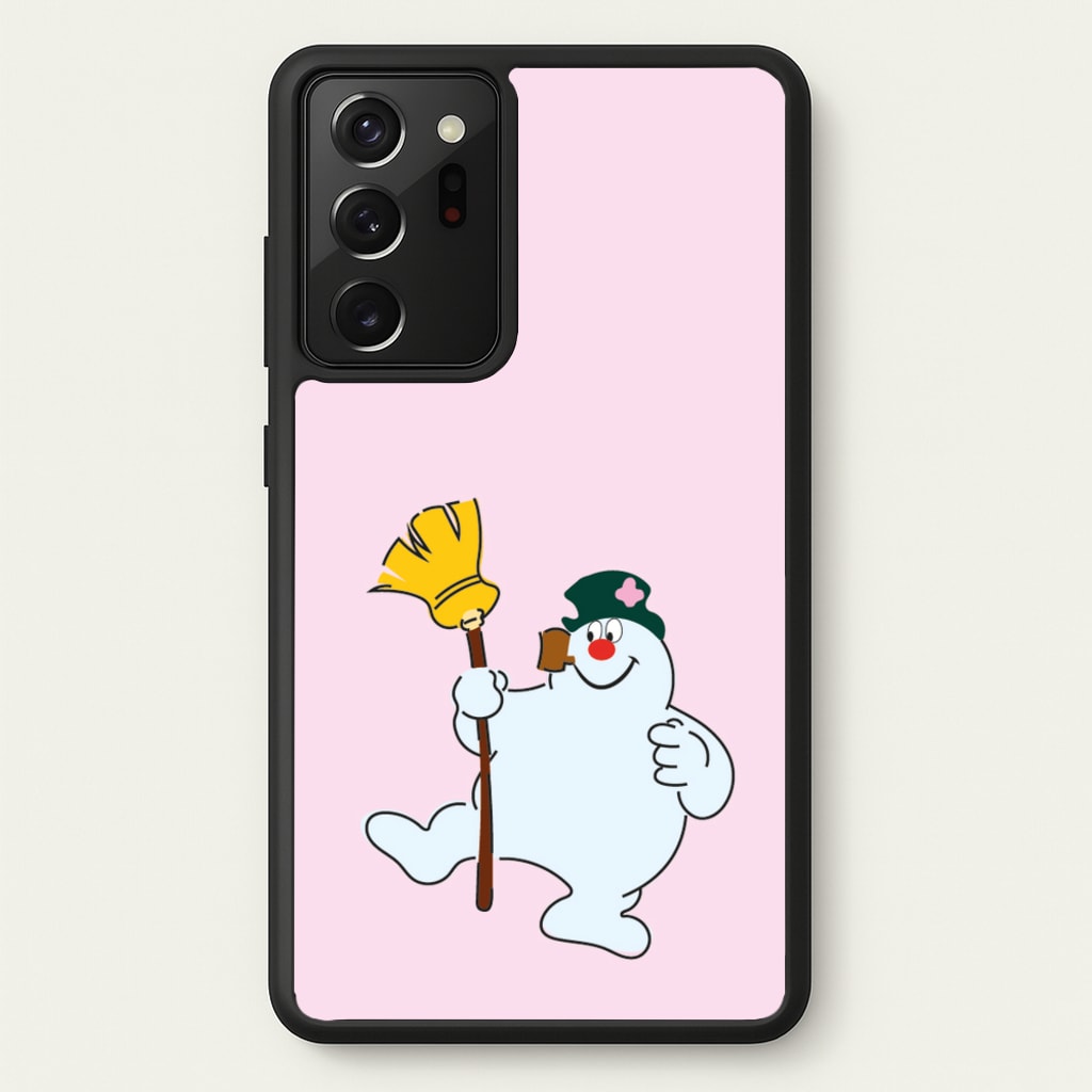 Broom - Snowman - Frosty The Snowman Phone Case for Galaxy Note 20 Ultra