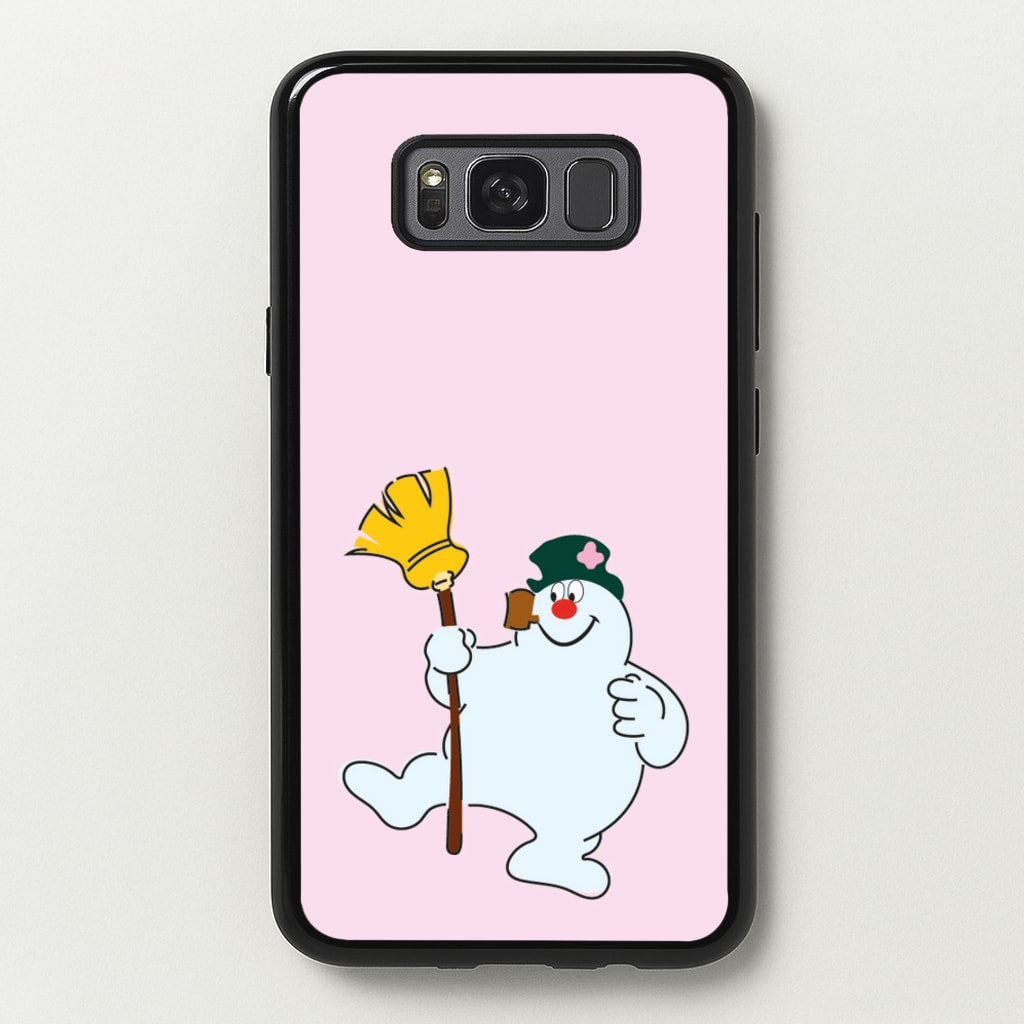 Broom - Snowman - Frosty The Snowman Phone Case for Galaxy S8 Plus
