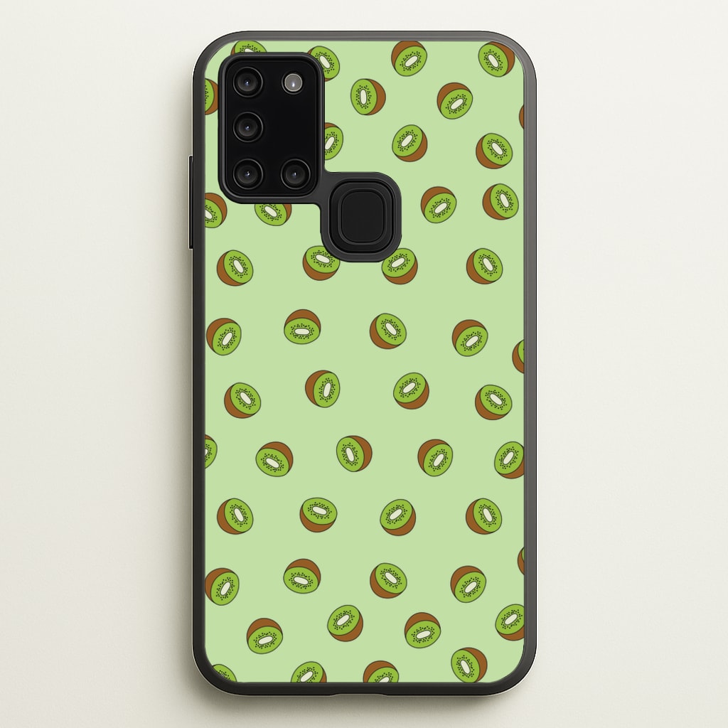 Kiwis - Fruit Patterns - Fruit Patterns Phone Case for Galaxy A21s