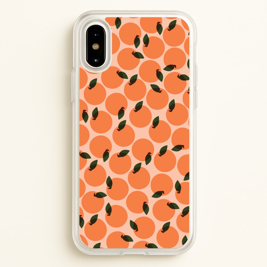 Oranges - Fruit Patterns - Fruit Patterns Phone Case for iPhone X / XS