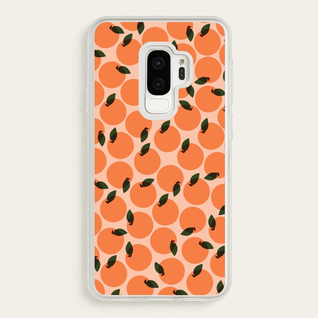 Oranges - Fruit Patterns - Fruit Patterns Phone Case for Galaxy S9 Plus