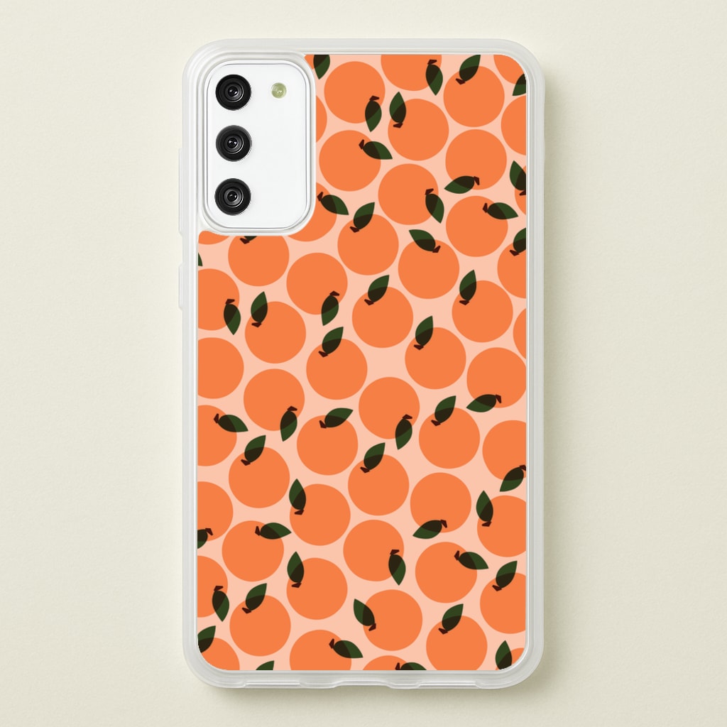 Oranges - Fruit Patterns - Fruit Patterns Phone Case for Galaxy S20