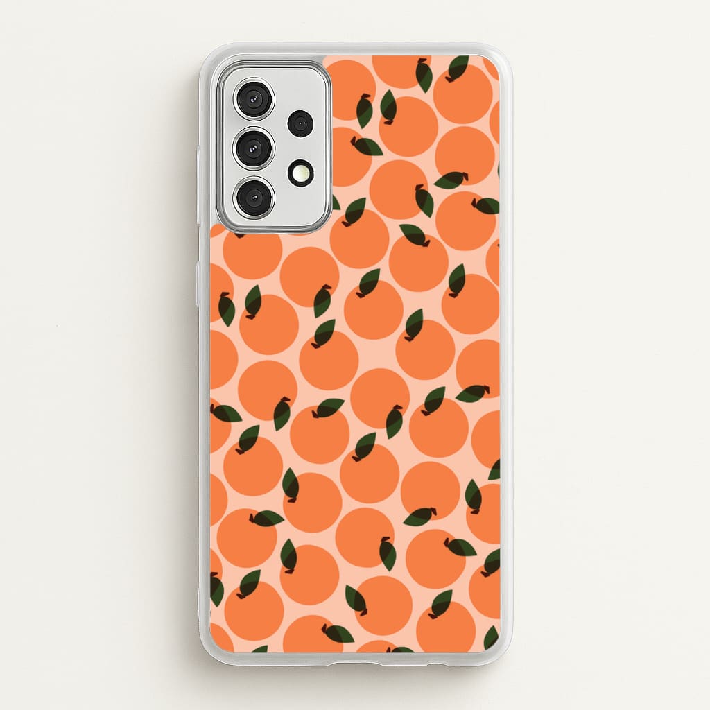 Oranges - Fruit Patterns - Fruit Patterns Phone Case for Galaxy A52 / A52s
