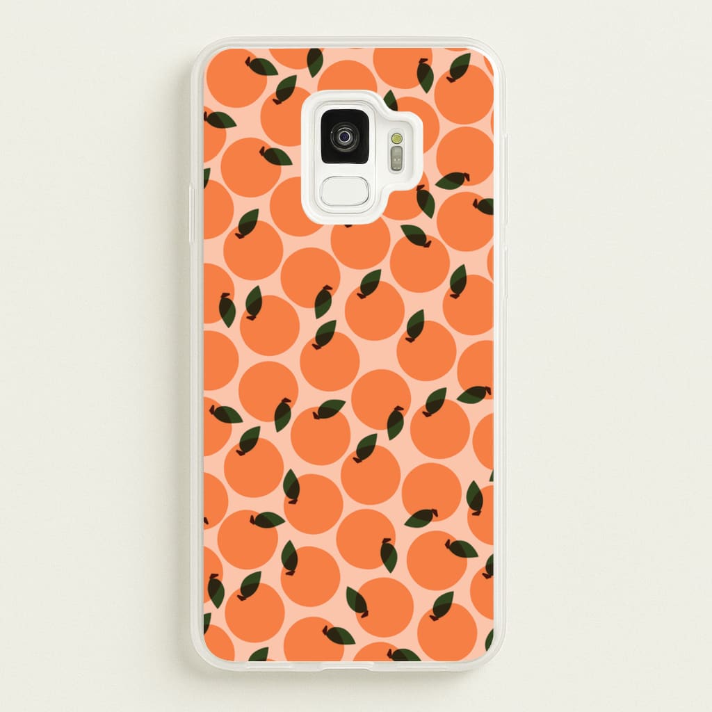 Oranges - Fruit Patterns - Fruit Patterns Phone Case for Galaxy S9