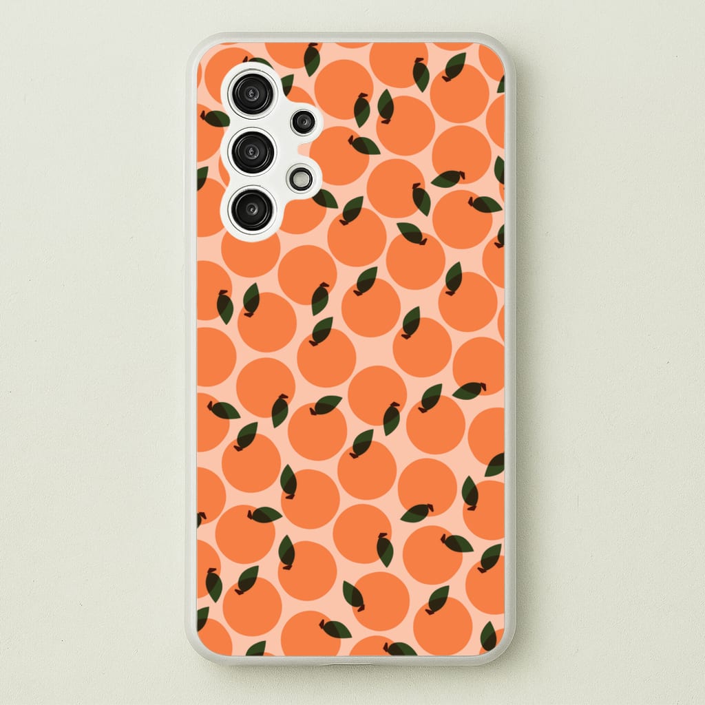 Oranges - Fruit Patterns - Fruit Patterns Phone Case for Galaxy A13