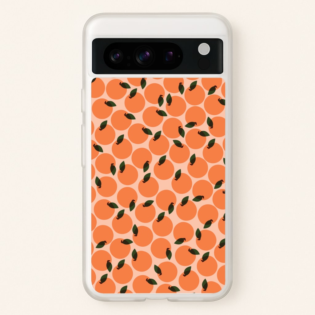 Oranges - Fruit Patterns - Fruit Patterns Phone Case for Google Pixel 8 Pro