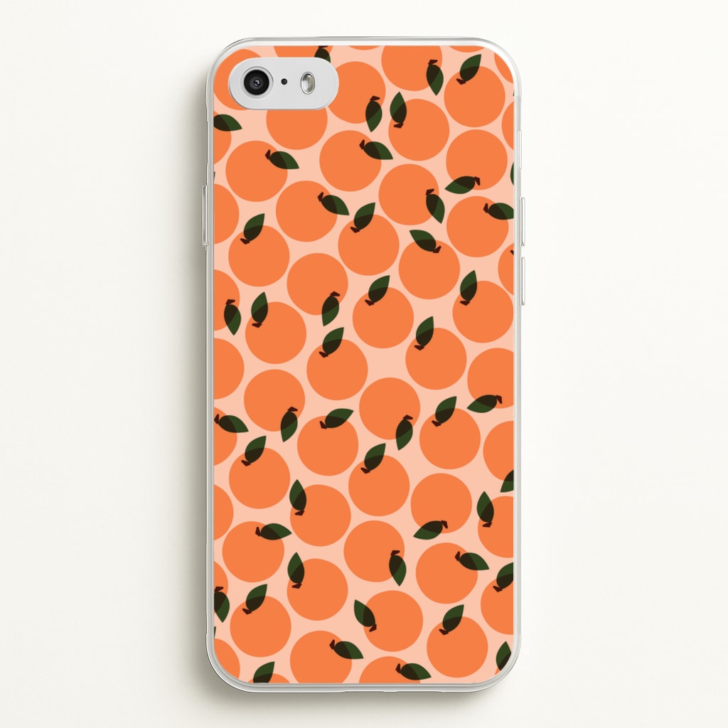 Oranges - Fruit Patterns - Fruit Patterns Phone Case for iPhone 5 / 5s / SE 2016