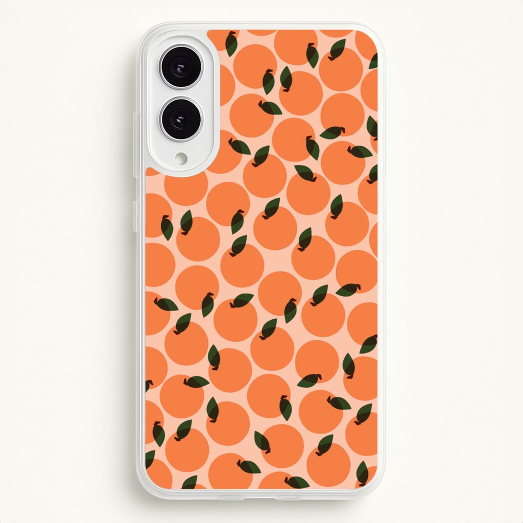 Oranges - Fruit Patterns - Fruit Patterns Phone Case for Galaxy S25 Edge
