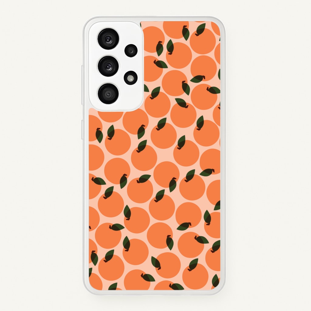 Oranges - Fruit Patterns - Fruit Patterns Phone Case for Galaxy A33