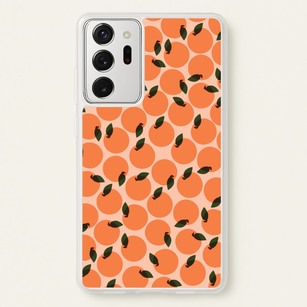 Oranges - Fruit Patterns - Fruit Patterns Phone Case for Galaxy Note 20 Ultra