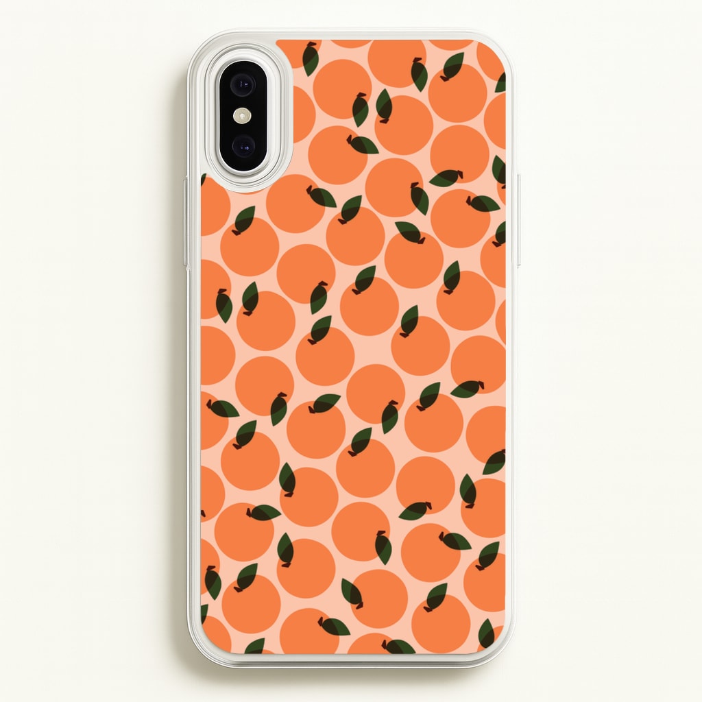 Oranges - Fruit Patterns - Fruit Patterns Phone Case for iPhone XS Max