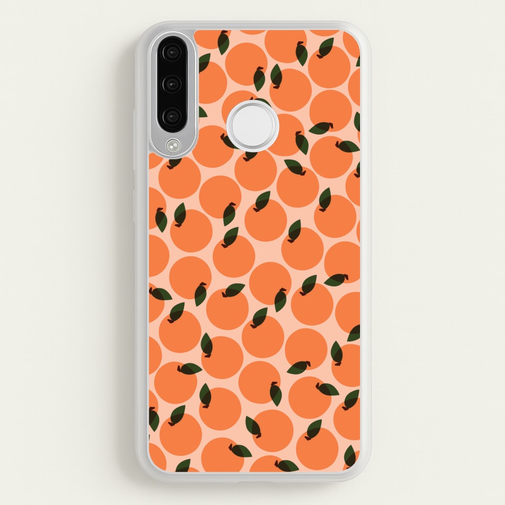 Oranges - Fruit Patterns - Fruit Patterns Phone Case for Huawei P30 Lite