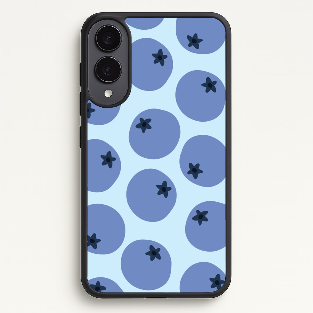 Blueberries - Fruit Patterns - Fruit Patterns Phone Case for Galaxy S25 Edge